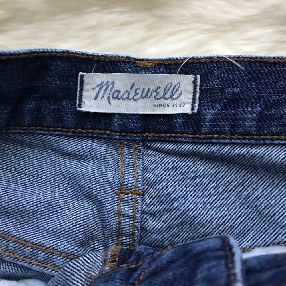 Madewell Crop Straight Leg high rise jean - Picture 7 of 7